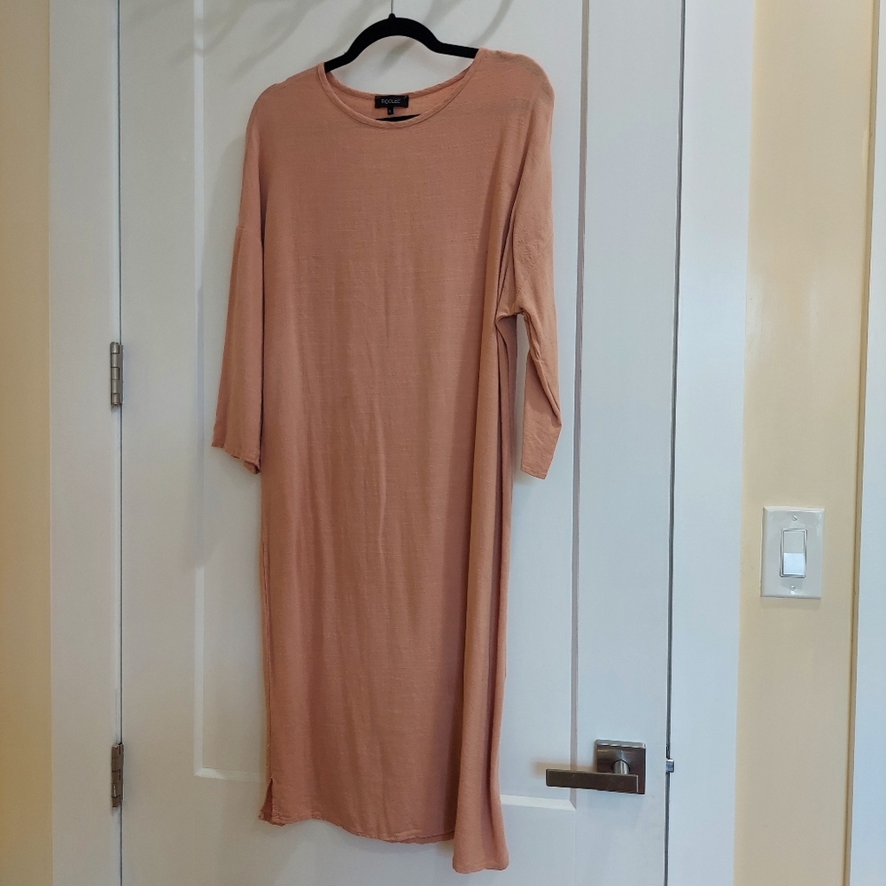 Roolee Blush Cotton Dress L